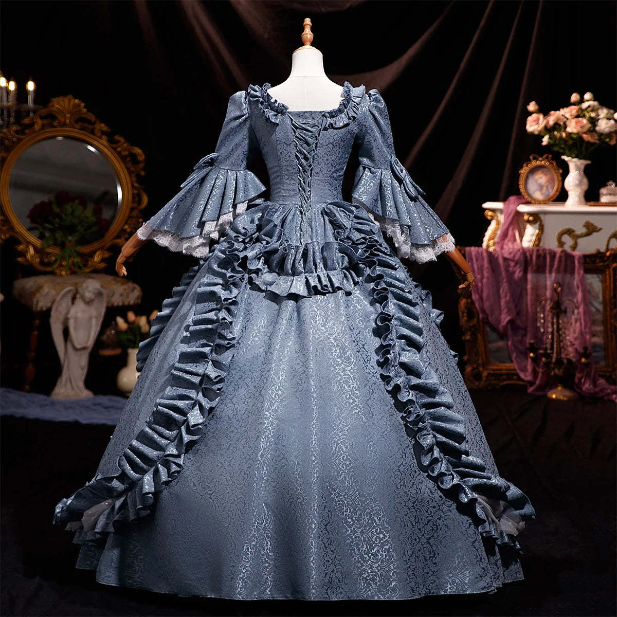 Mori Luxury Hepburn Style Court Ball Performance Travel Photo Party Studio Annual Meeting European Court Dress Vestido De Festas