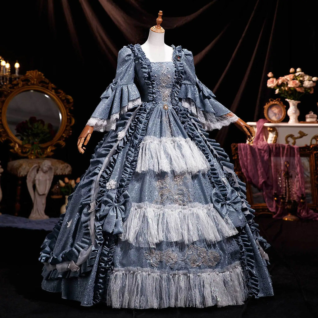 Mori Luxury Hepburn Style Court Ball Performance Travel Photo Party Studio Annual Meeting European Court Dress Vestido De Festas