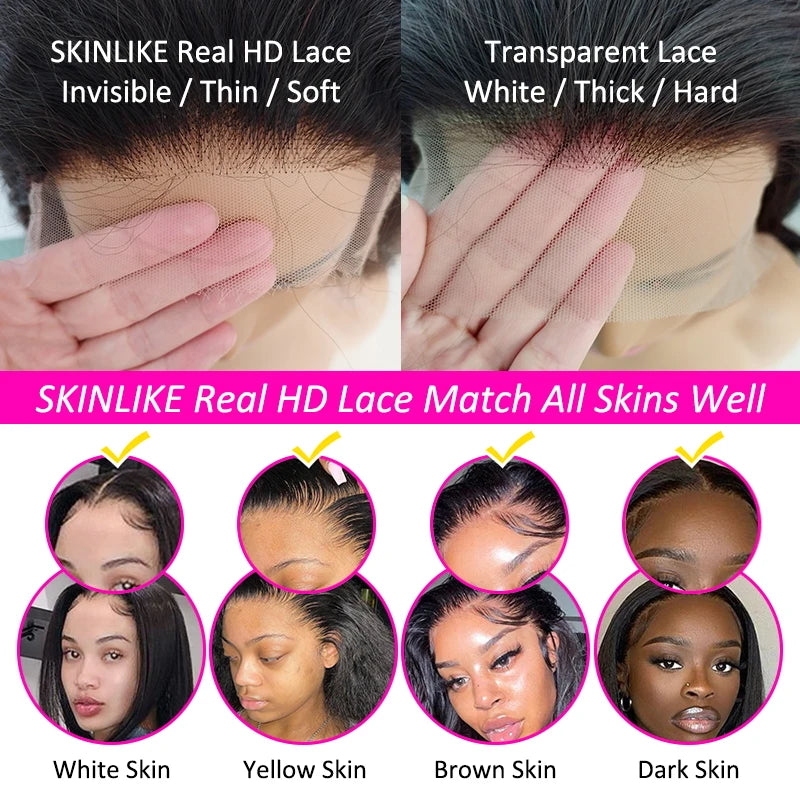 5x5 Invisible HD Lace Gloden Blonde Human Hair Melt Skins Pre Plucked 6x6 HD Lace Frontal Pre Plucked with Baby Hair Color #27