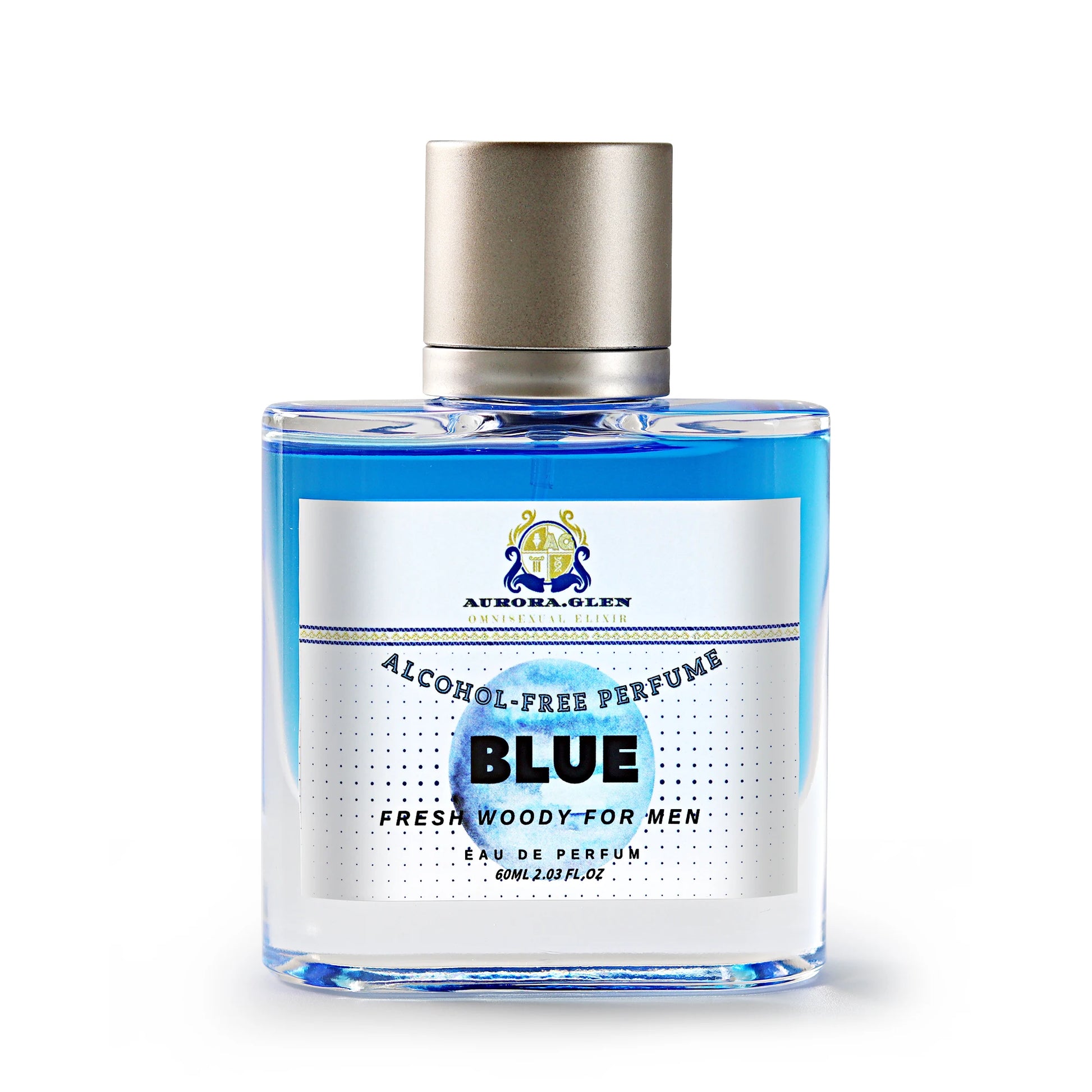 Alcohol-free perfume100% original BLUE Cologne for Men Fresh Woody with Lemon Grapefruit Sandalwood Long-Lasting 50ml Fragrance