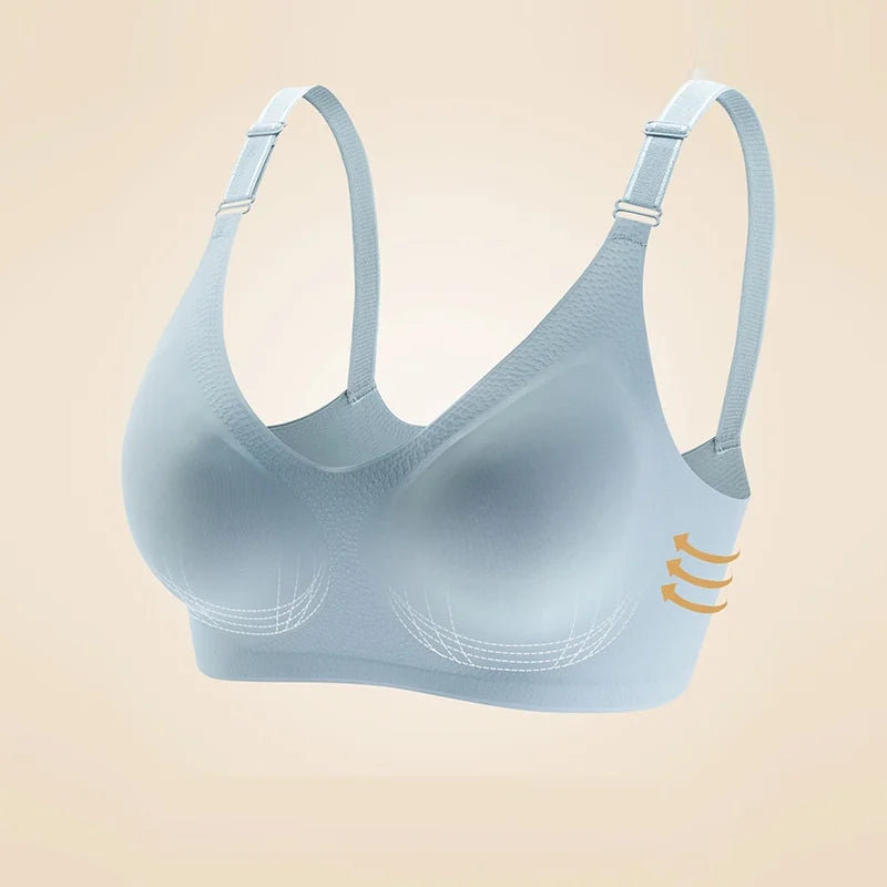 Seamless Bra Women Comfort Lingerie Sports Padded Tops Sexy Wireless Underwear Soft Support Bras Wide shoulder straps Intimates