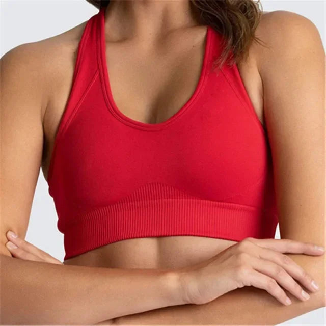 Seamless Gym Yoga Sports Bra and Leggings Running Athletic Workout Clothes Set for Women Wholesale
