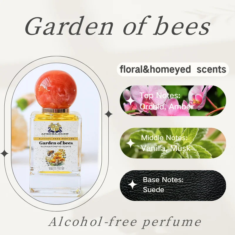 Garden of Bees Women's Perfume Floral Honeyed Fragrance with Vanilla & Musk Long-Lasting EDP 50ml honey scent perfume daily