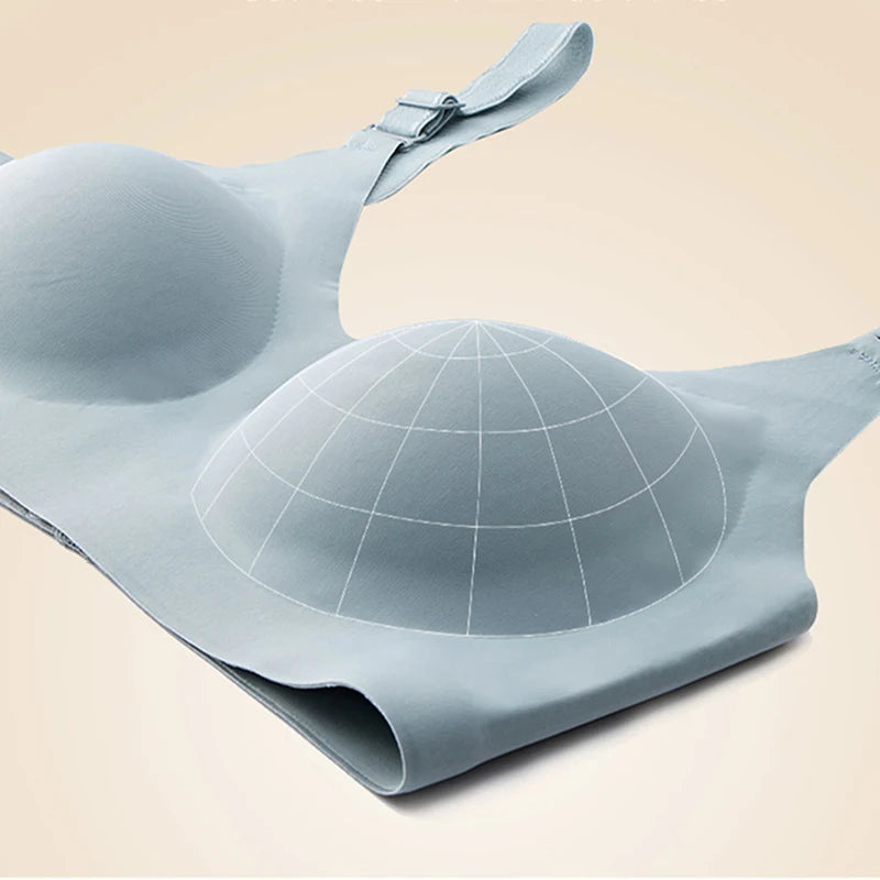 Seamless Bra Women Comfort Lingerie Sports Padded Tops Sexy Wireless Underwear Soft Support Bras Wide shoulder straps Intimates